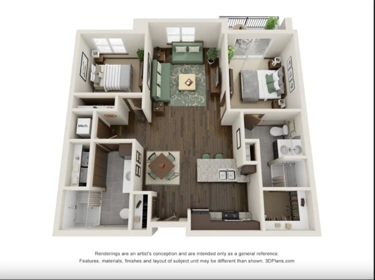 Milwaukee apartments for rent - image - unit b1.PNG