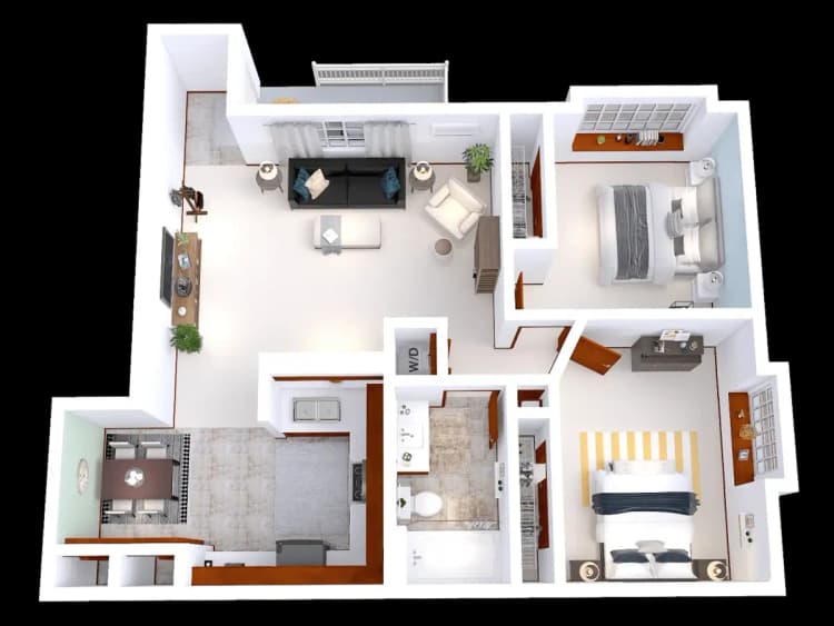 Milwaukee apartments for rent - image - rvs 2 bed 1 bath lower.webp