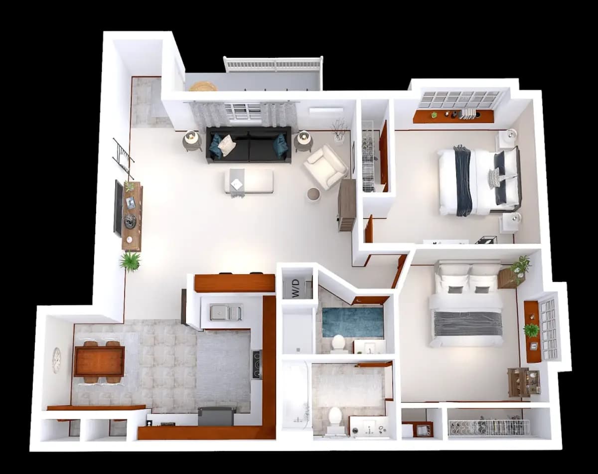 Milwaukee apartments for rent - image - rvs 2 bed 2 bath lower.webp