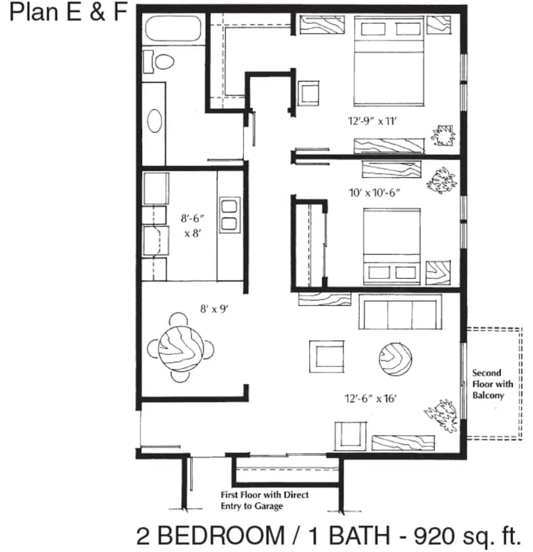 Milwaukee apartments for rent - image - HeritageVillage1-PlanEF.jpg