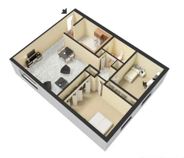 Milwaukee apartments for rent - image - two-bedroom-floor-plans.webp