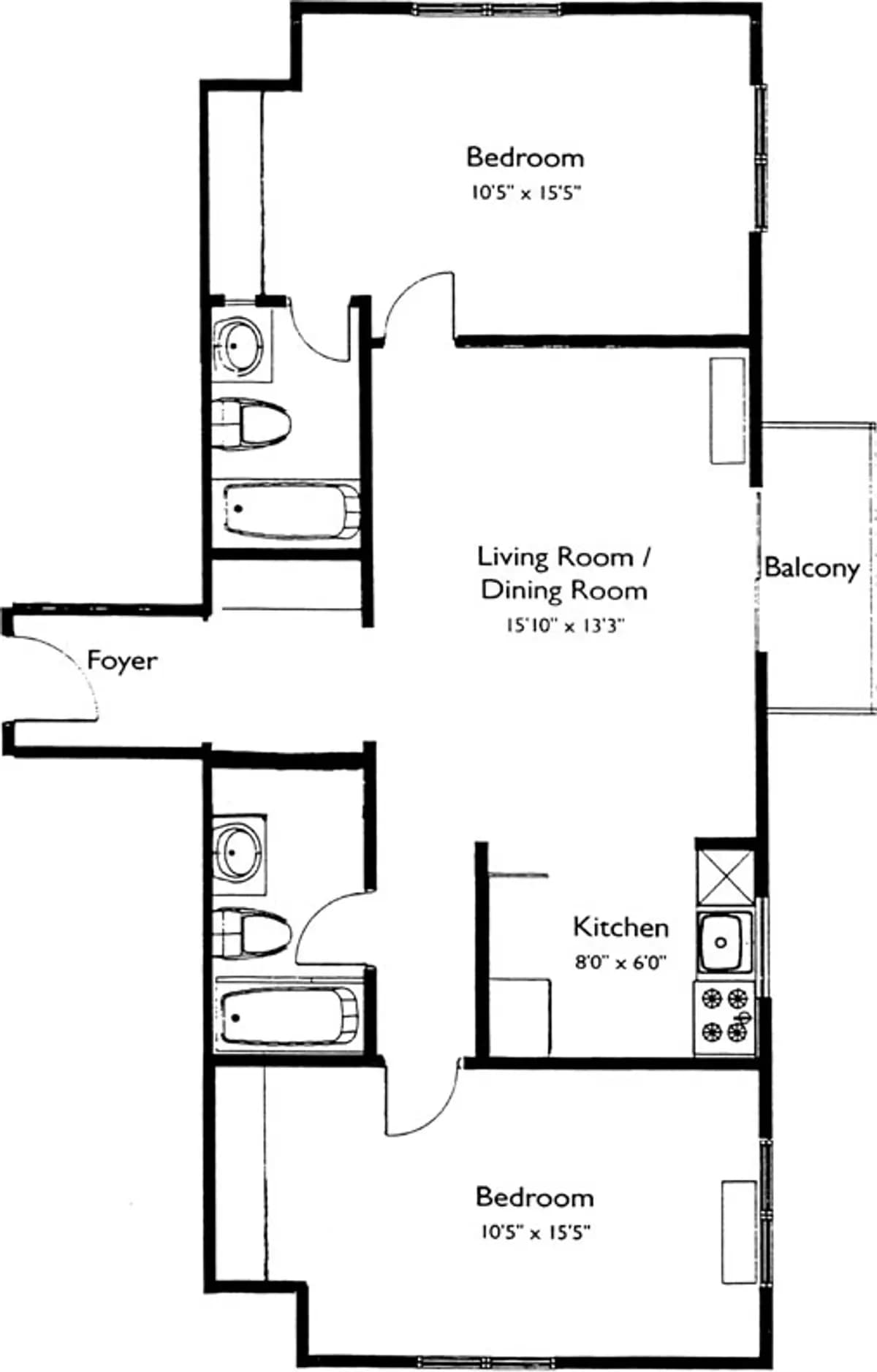 Milwaukee apartments for rent - image - Floorplans_Willowood 4.jpg
