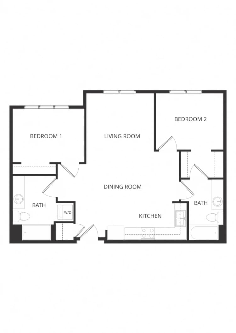 Milwaukee apartments for rent - image - Frederick 2B 2x2