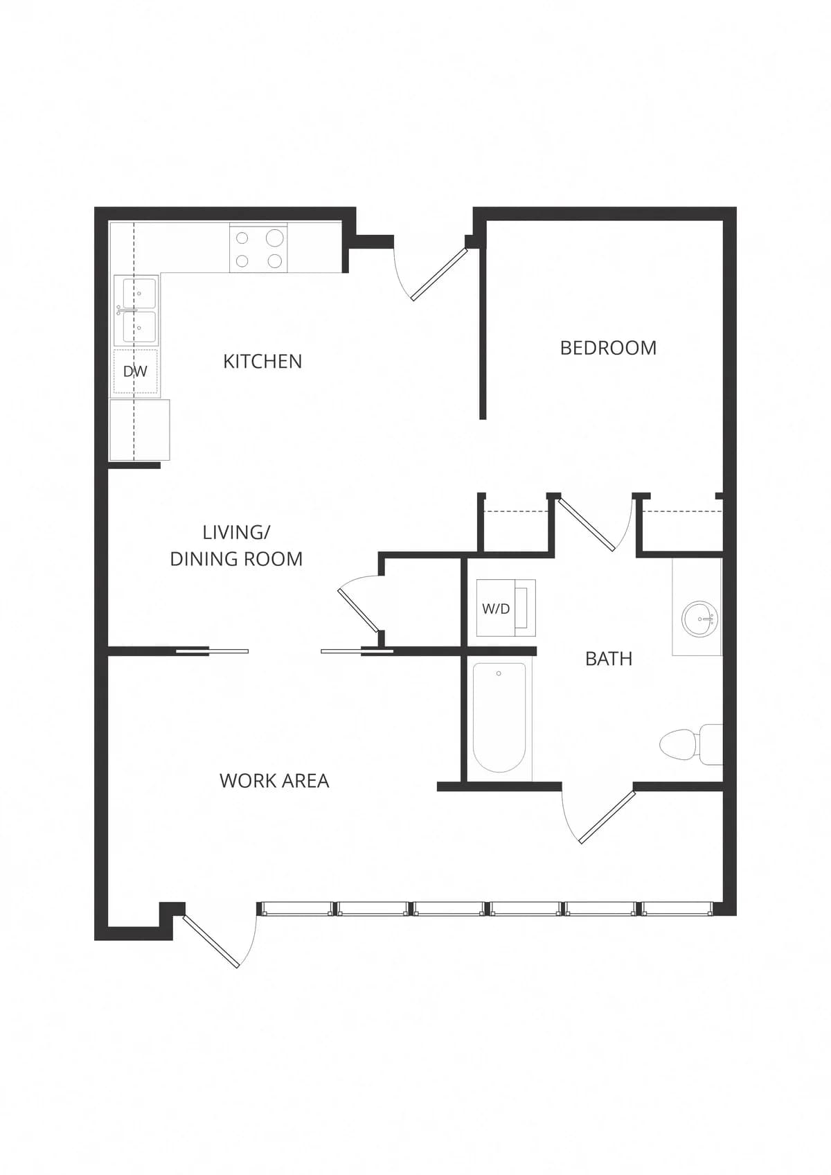 Milwaukee apartments for rent - image - LW B 1x1
