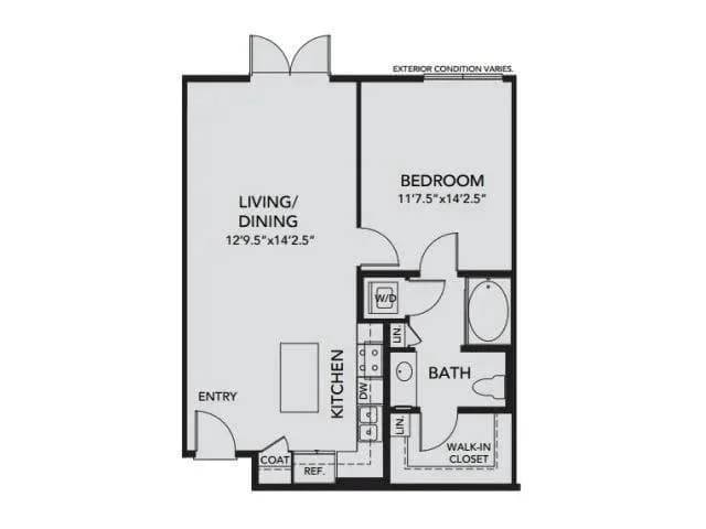Milwaukee apartments for rent - image - A2 - 1 Bedroom, 1 Bath