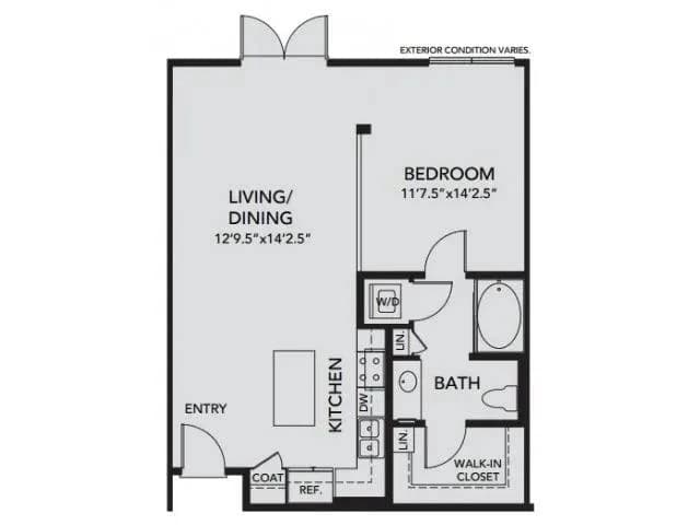 Milwaukee apartments for rent - image - A1 - 1 Bedroom, 1 Bath